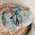 Atomic Cat Mid Century Modern Retro Party Platter, Summer Entertaining, Kitschy 50s Style By Mid Century Modern Gal - Mid Century Modern Gal