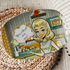 Mid Century Modern Mod 50s Gal, Queen Mom Retro Party Platter - Mid Century Modern Gal