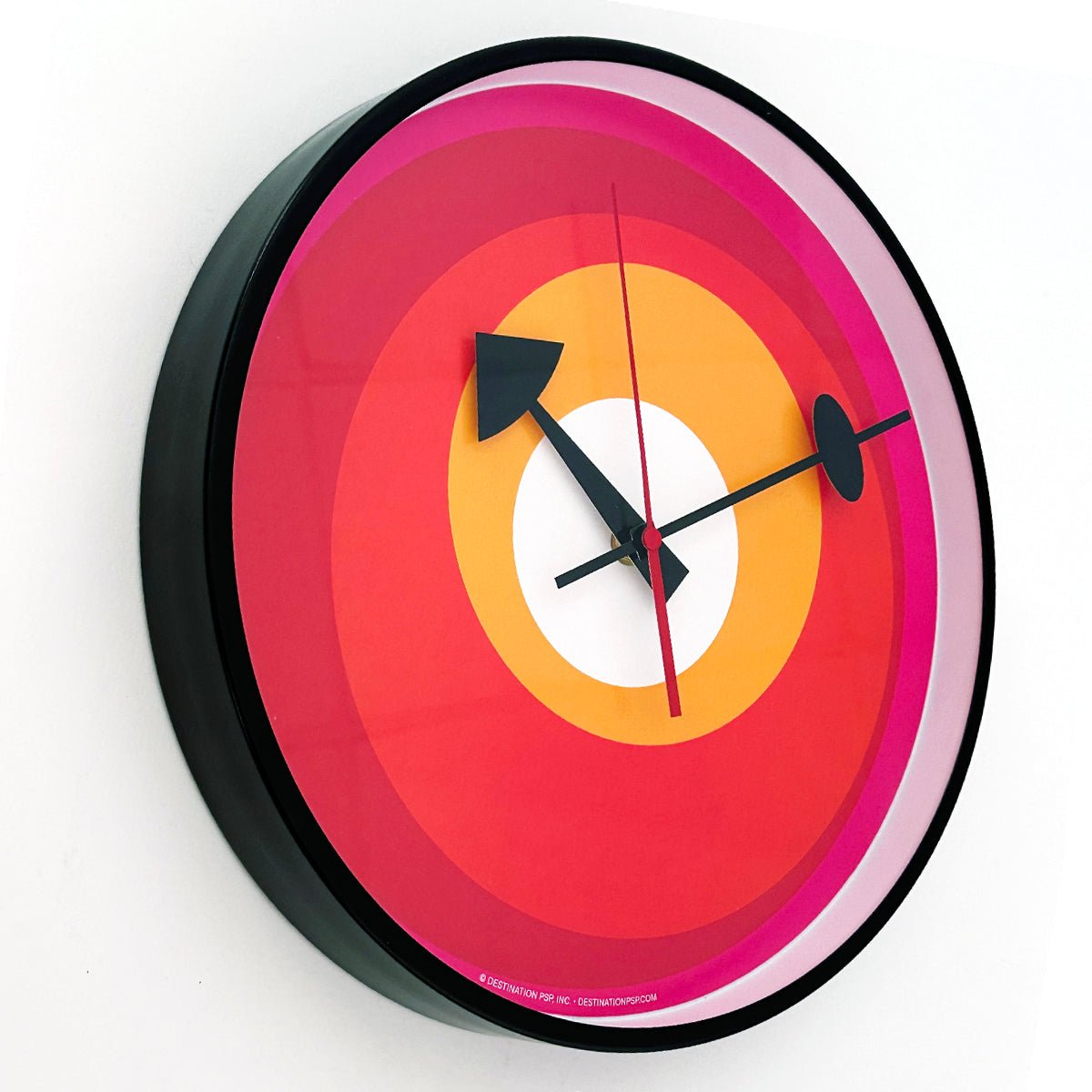 Spiral Sun Wall Clock