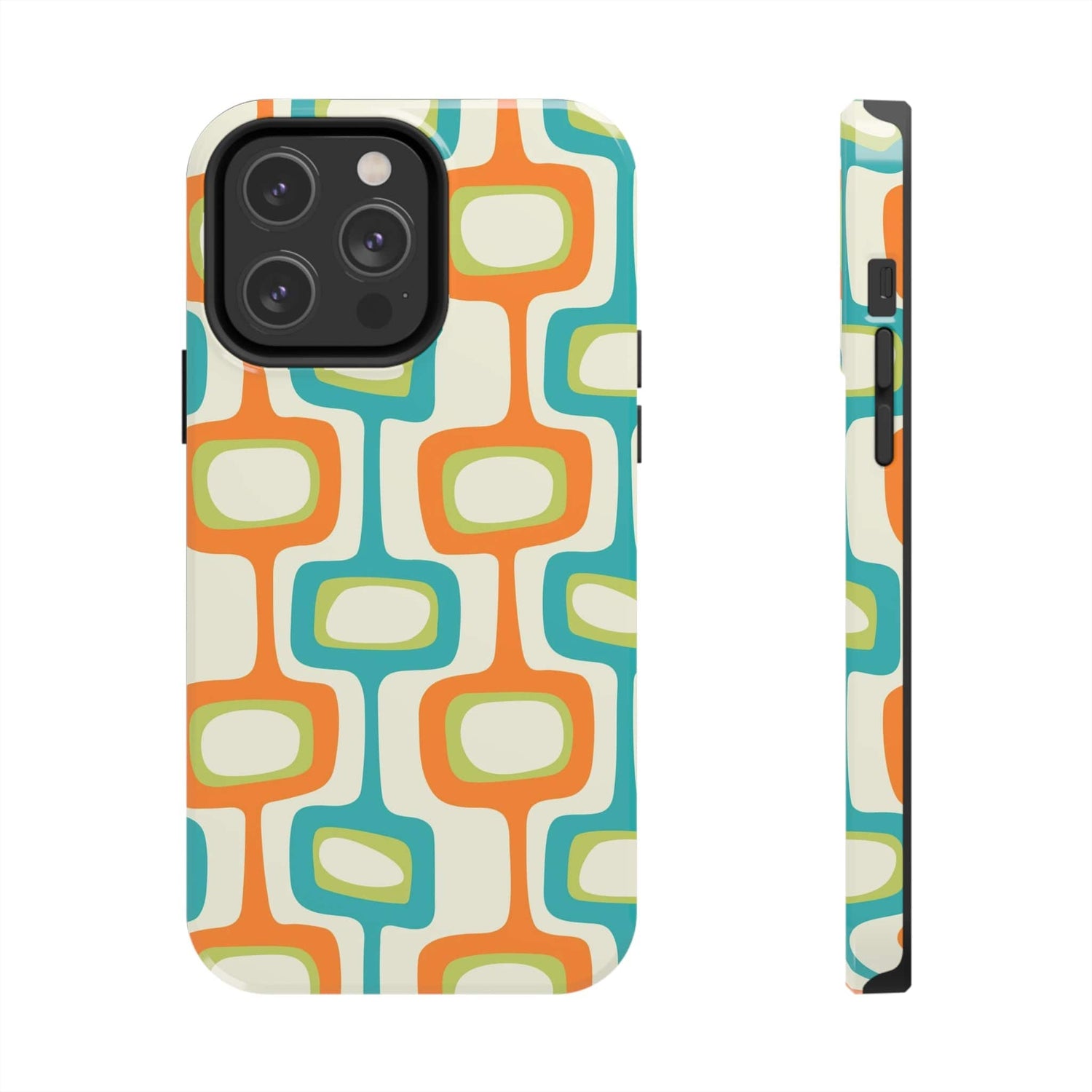 Mid Century Modern Groovy Googie Design, Colorful Smart Phone Touch Cases Mid Century Modern Groovy Googie Design, Colorful Smart Phone Touch Cases
