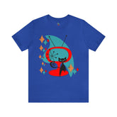 Atomic Cat Designs, Mid Century Modern Kitschy Fun Unisex Jersey Short Sleeve Tee T-Shirt True Royal / S