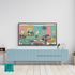 Mid Century Modern Atomic Cats Samsung TV Smart Frame Art - Mid Century Modern Gal