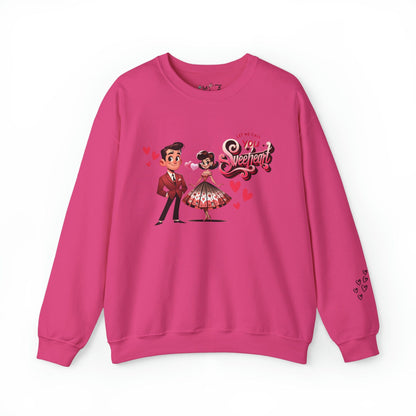 Vintage Valentine Retro LOVE, Let Me Call You Sweetheart, Gift For Wife, Girlfriend, Kitschy Cute Sweatshirt Sweatshirt