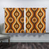 Mid Century Modern Brown Orange, Groovy 60&