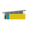 Wedge House Acrylic Magnet
