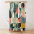 Scandinavian Designed Modernist Mid Century Modern Geometric Abstract, Florals, Colorful Retro Shower Curtain - Mid Century Modern Gal