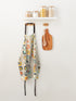 Mid Mod 60s 70s Scandi Flower Beige, Pinwheel Butterfly Retro MCM Apron - Mid Century Modern Gal