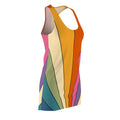 Groovy Retro, Hipster Summer Party Women's  Racerback Dress