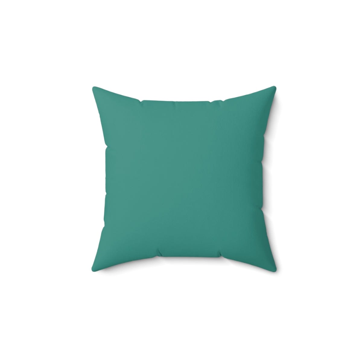 Dark Turquoise Retro Blue Throw Pillow And Insert Home Decor 14&quot; × 14&quot;