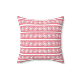 Pink Retro Daisy, Pyrex Lover, Collector, Mid Mod Pillow And Insert Home Decor 16" × 16"