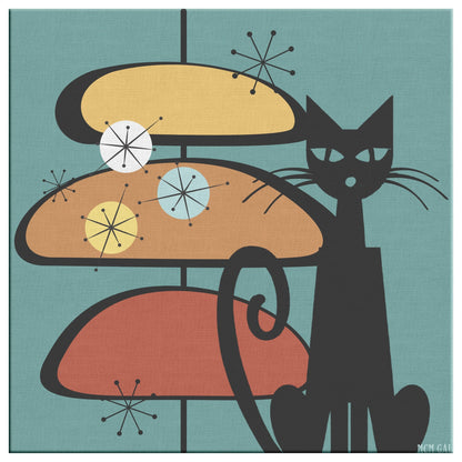 Franciscan Starburst Atomic Cat Design, Funny, Kitschy Mid Century Mod –  Mid Century Modern Gal
