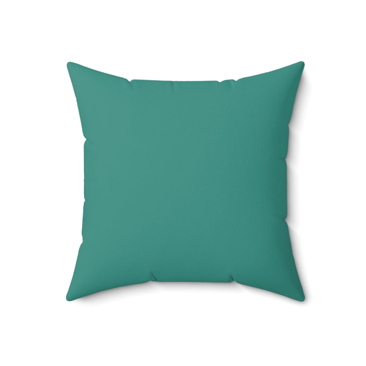 Dark Turquoise Retro Blue Throw Pillow And Insert Home Decor 18&quot; × 18&quot;