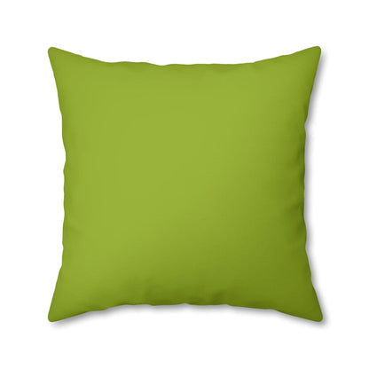 Retro Green, Minimalist, Mid Century Modern Spun Polyester Pillowcase Home Decor 20&quot; × 20&quot;
