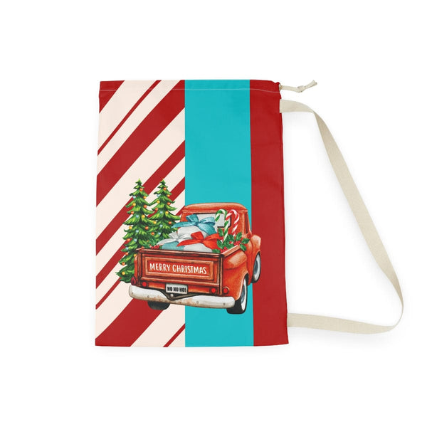 Retro Christmas Sack Bag, Reusable Gift Bag for Christmas Presents