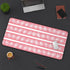 Mod Daisy, Retro Pink, Collectors Desk Mat Home Decor 31" × 15.5"