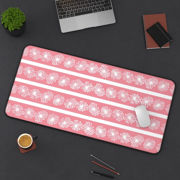 Mod Daisy, Retro Pink, Collectors Desk Mat