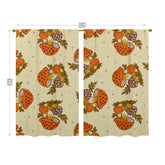 1970s Vintage Mushroom Pattern, Groovy Retro Mid Mod Window Curtains (two panels) - Mid Century Modern Gal