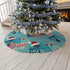 Atomic Cats, Mid Century Modern Christmas Tree Skirt Home Decor 57&