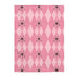 Retro Blanket Pink Atomic Age Starburst Diamonds Mid Century Modern MCM Home Decor Velveteen THIN Plush Blanket All Over Prints 60" × 80"
