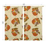 1970s Vintage Mushroom Pattern, Groovy Retro Mid Mod Window Curtains (two panels) - Mid Century Modern Gal