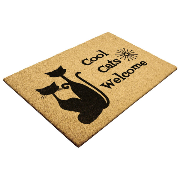 Atomic Cat Cool Cats Welcome Mat Mid Century Modern