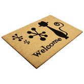 Atomic Living Welcome Mat, Atomic Hipster Cat Mid Century Modern Outdoor Entry Mat Home Goods