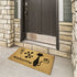 Atomic Living Welcome Mat, Atomic Hipster Cat Mid Century Modern Outdoor Entry Mat Home Goods