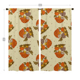 1970s Vintage Mushroom Pattern, Groovy Retro Mid Mod Window Curtains (two panels) - Mid Century Modern Gal