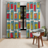 Mid Century Modern, Color Block, Tropical Hotel Vibes, Retro, Blue, Green, Orange, Mustard Yellow, Atomic 50&
