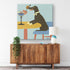 Dachshund Wall Art, Atomic 50&