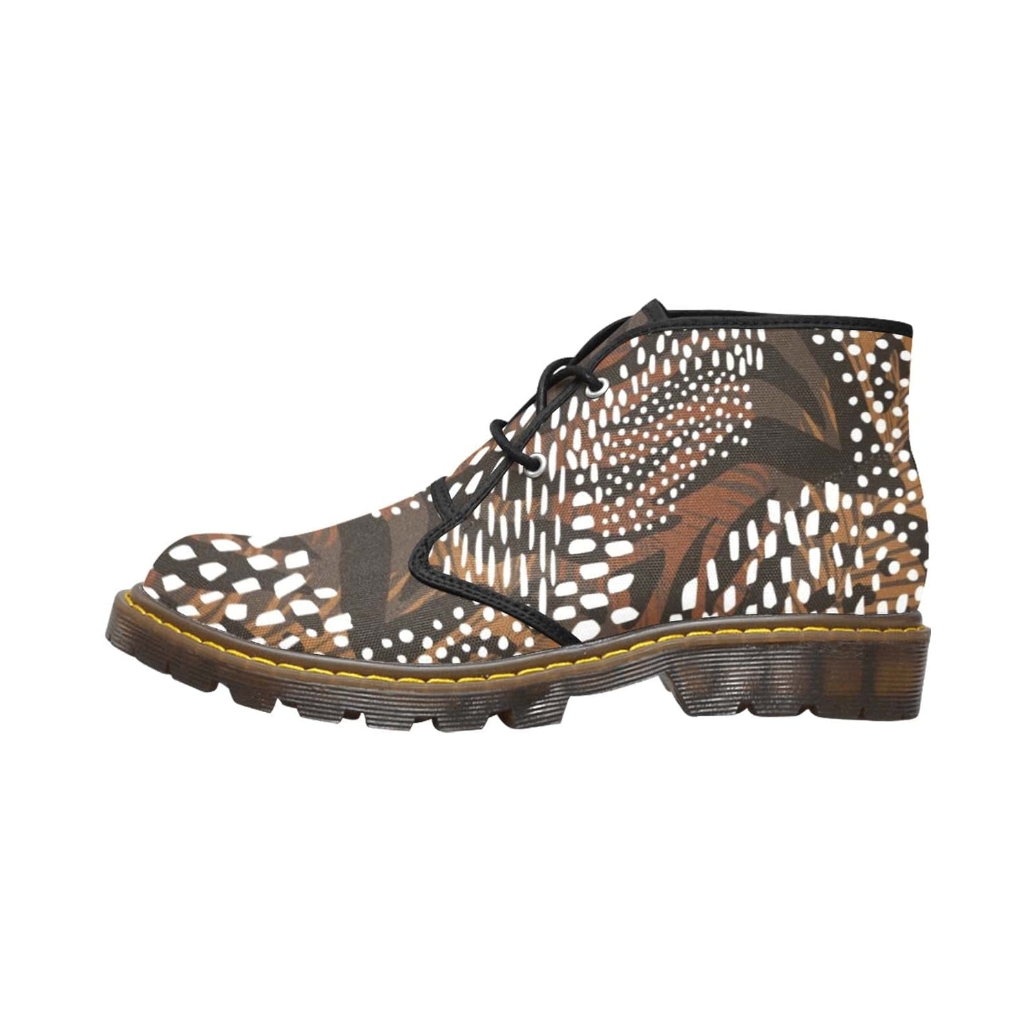 Exotic Jungle Print Hipster Groovy Boots For Women Boots