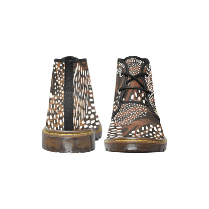 Exotic Jungle Print Hipster Groovy Boots For Women Boots