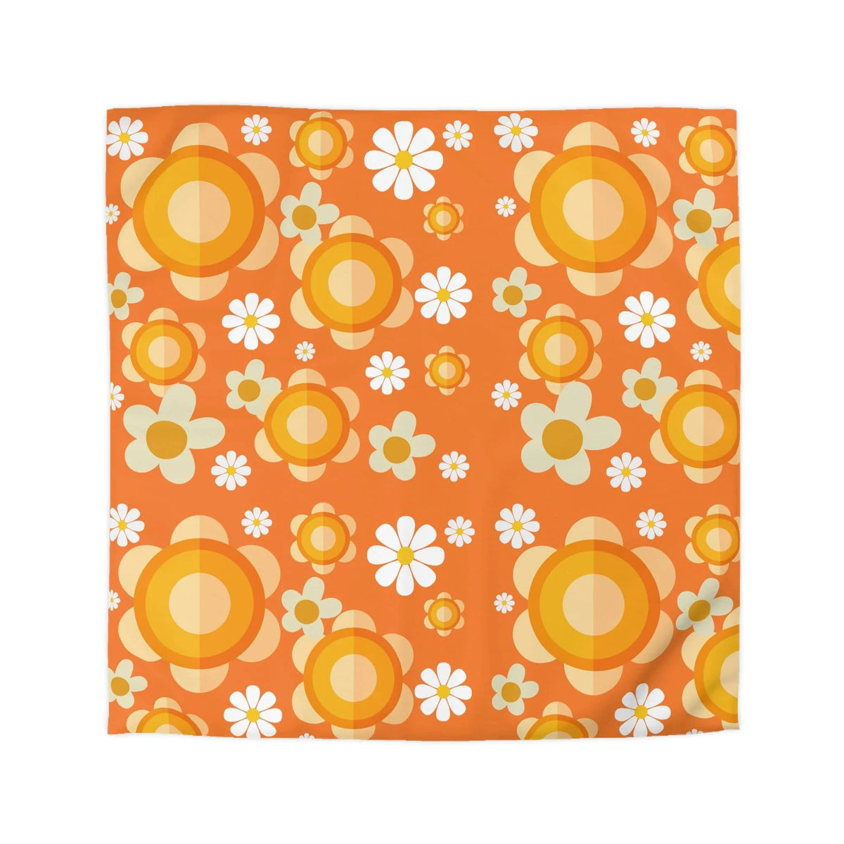 Flower Power 70's Groovy King Or Queen Retro Duvet Cover Home Decor