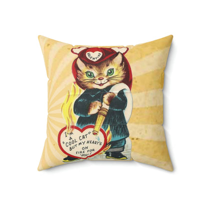 Kitschy Vintage Valentine, Cute Cool Cat, I&