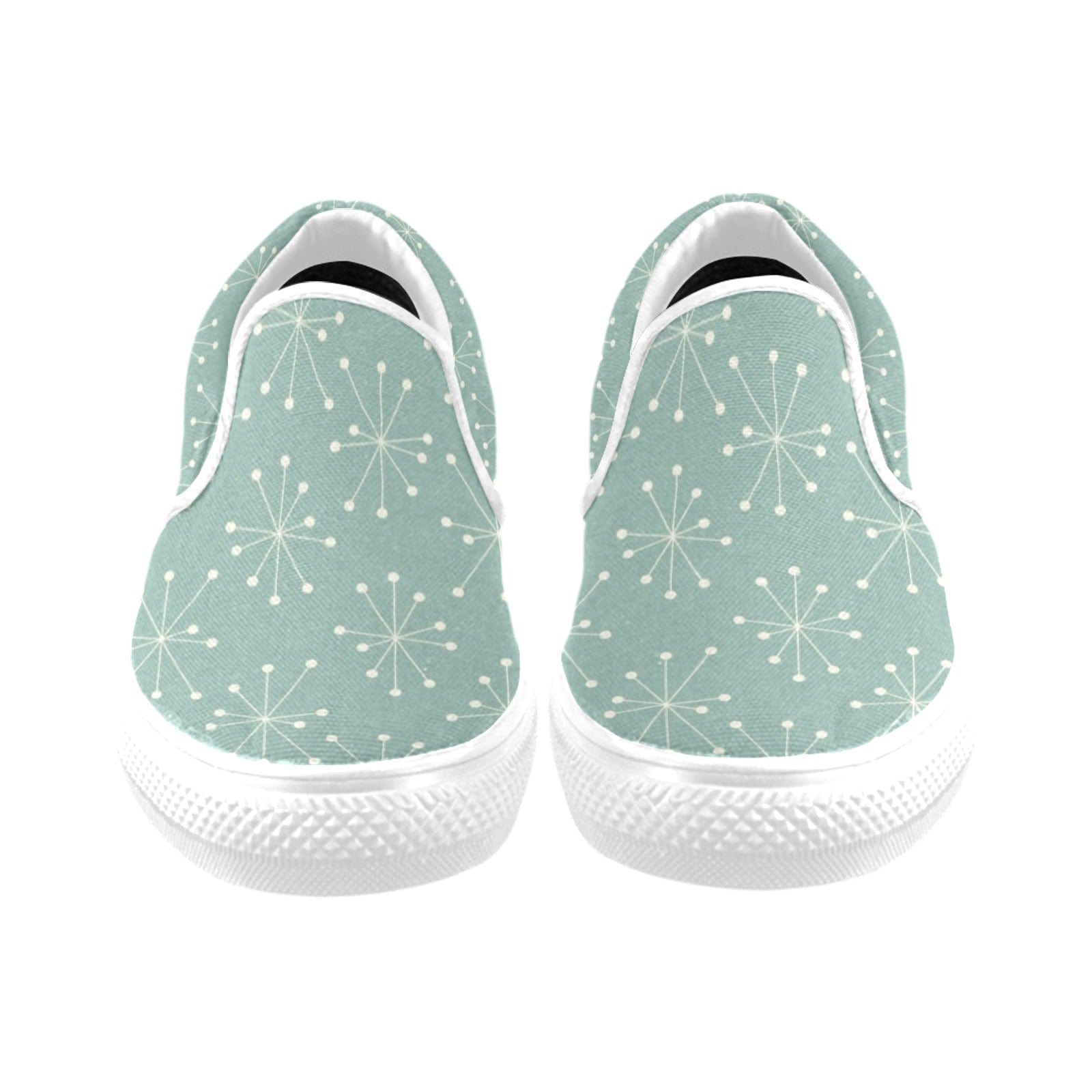 Blue slip-on canvas shoes | Casual Slip On popular Shoes | Graphic Shoes | Artistic Shoes | Unique Print Shoes | Clizia Shoes | Casual Women