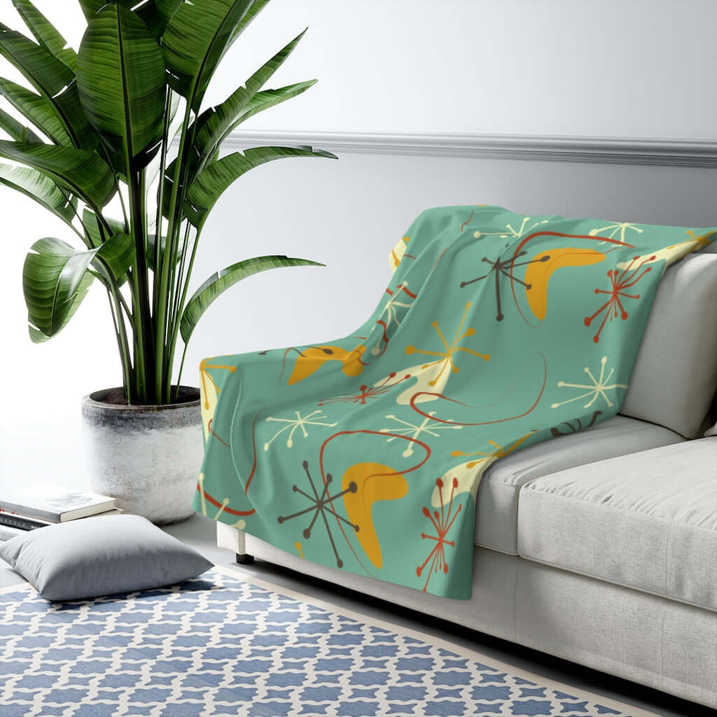 Mint green fleece discount blanket