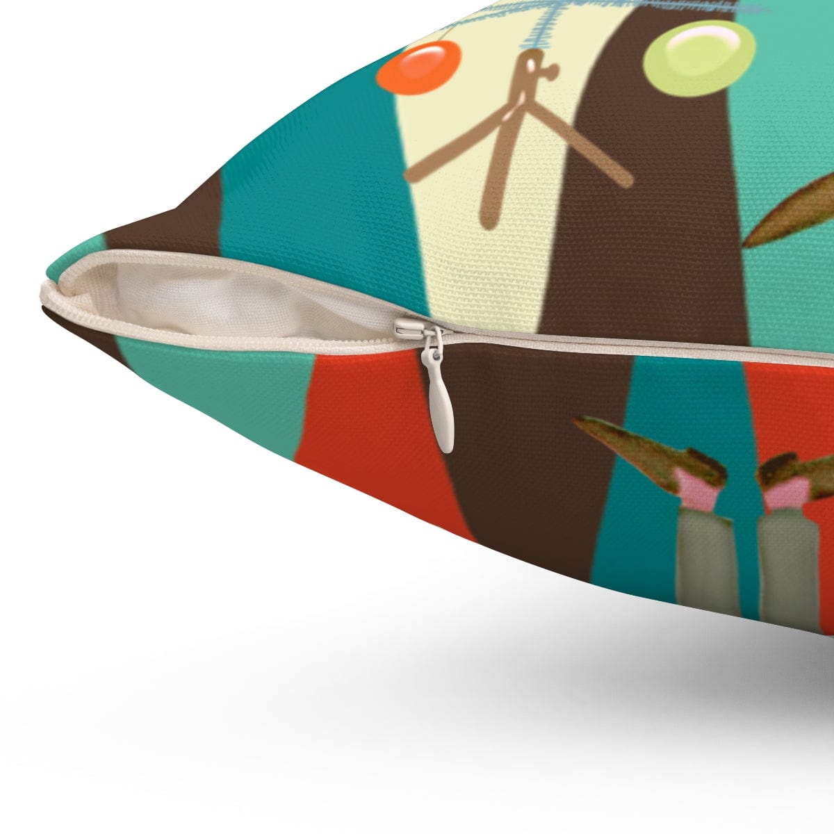 Mid Century Modern Christmas Pillow, Bachelor, Retro Man, Dad, Father, Man Cave, Gift Ideas Home Decor