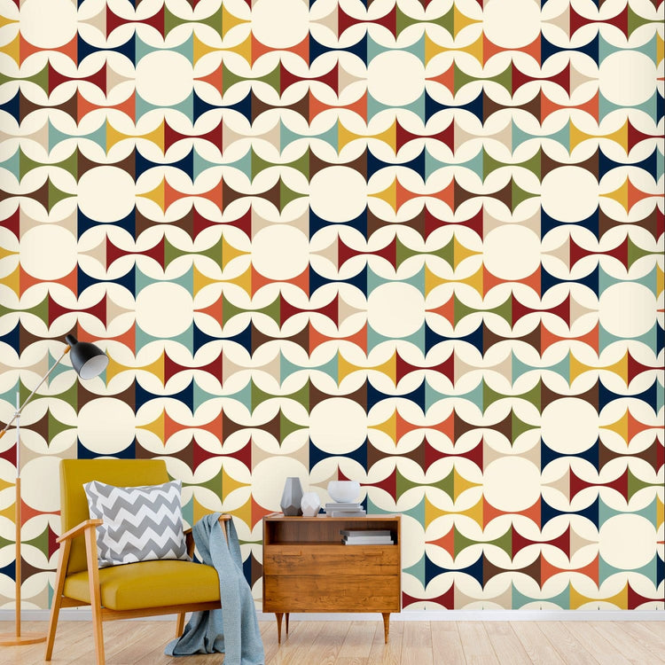 Mid Century Modern Wallpaper Peel and Stick Wall Paper Murals – Mid ...