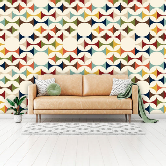 Mid Century Modern Wallpaper Peel and Stick Wall Paper Murals – Mid ...