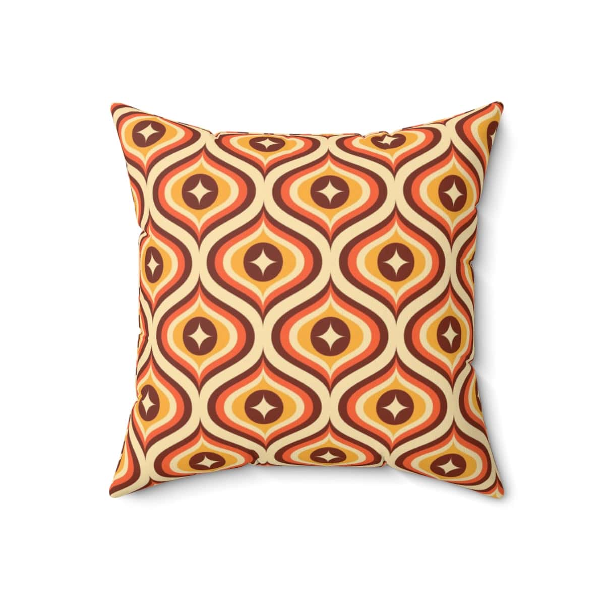 Orange and yellow cushions best sale