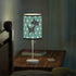 Mid Mod, Aqua Blue, White Starburst, Retro Atomic Cat, Mid Century Modern, MCM Table, Living Room, Bedroom, Office Lamp on a Stand Home Decor