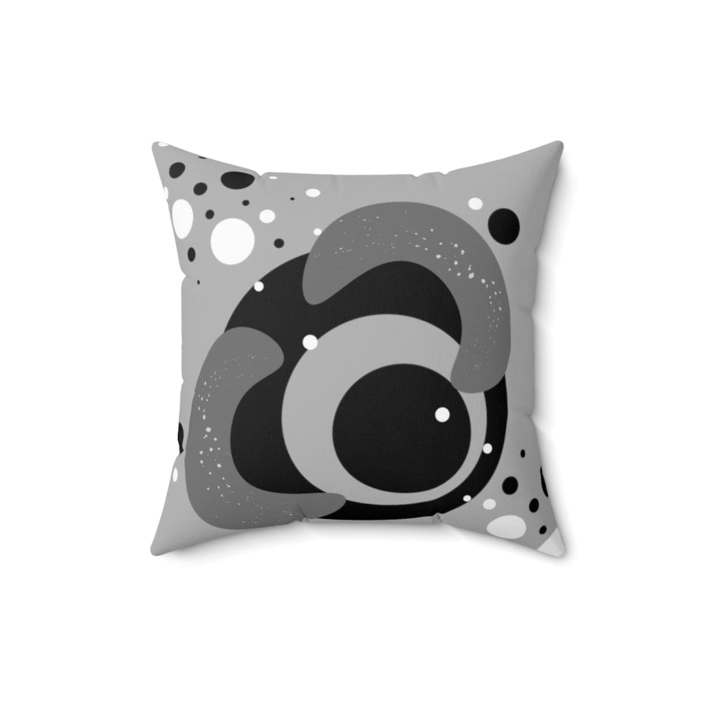 Mid Mod, Space Age, Orb, Modernist, Gray, White Black, Retro, MCM Home Decor Pillow Cushion And Insert Home Decor