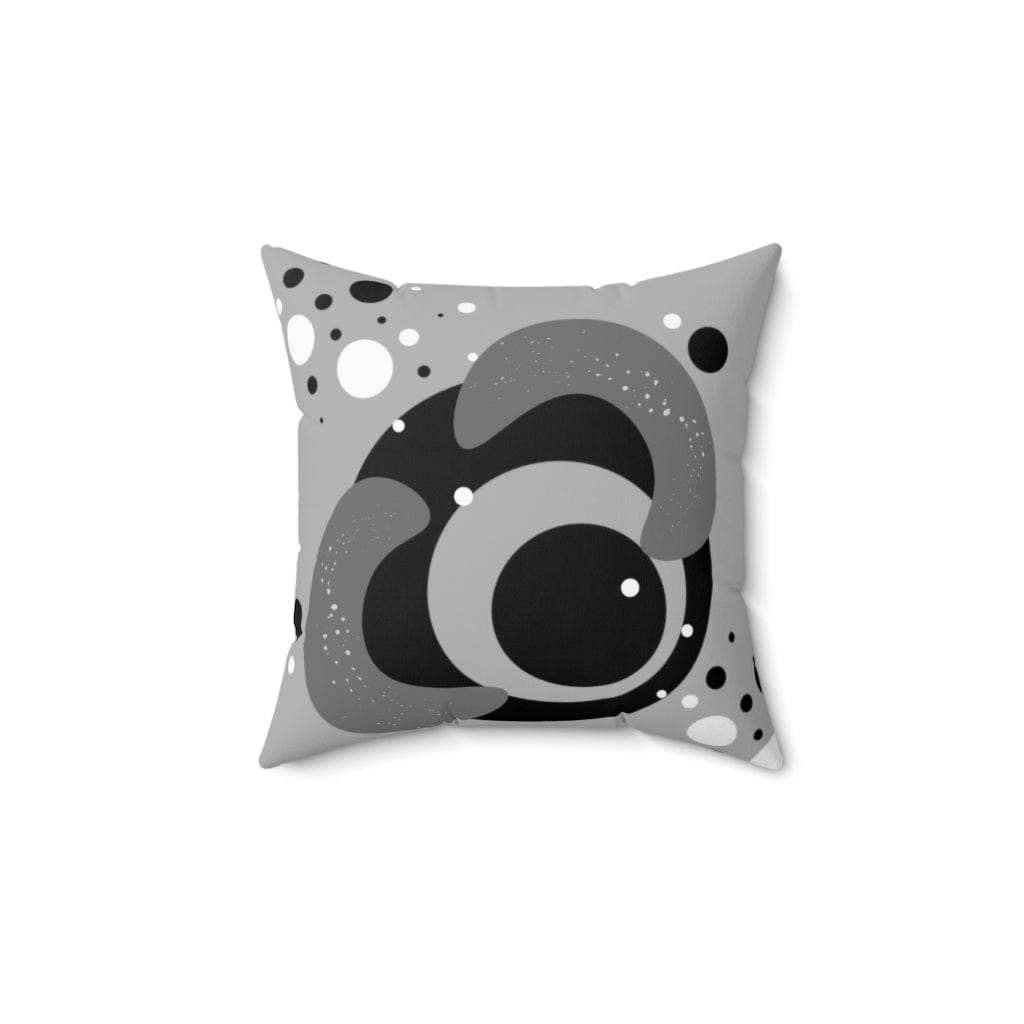 Mid Mod, Space Age, Orb, Modernist, Gray, White Black, Retro, MCM Home Decor Pillow Cushion And Insert Home Decor