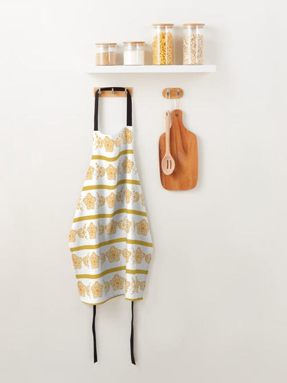 Butterfly Golden Yellow, Retro Collector Apron Gift For Her Accessories One Size