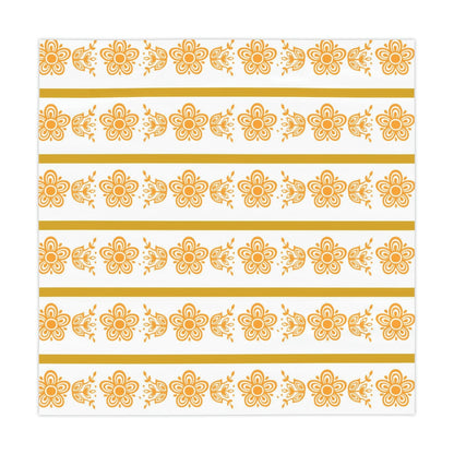 Butterfly Golden Yellow Retro Vintage Collector Tablecloth Home Decor One size / White