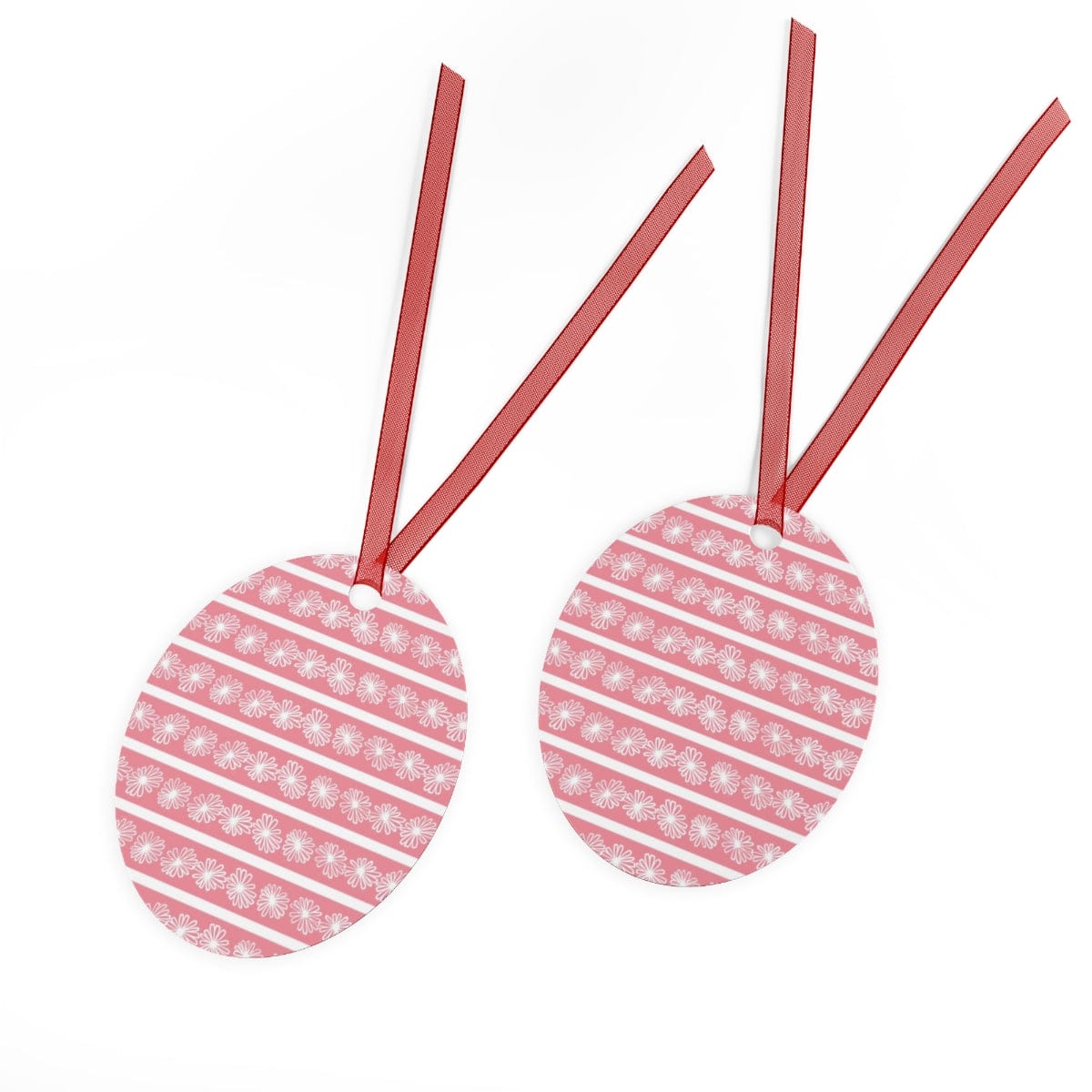Retro 50's Pink Daisy, Metal Ornaments Home Decor