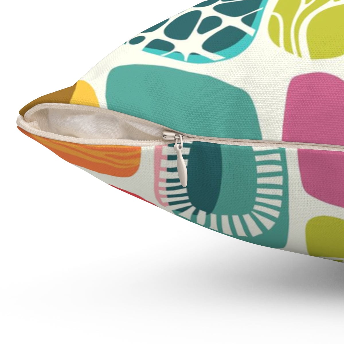 Retro Boho Geometric Mid Mod Pillow And Insert Home Decor