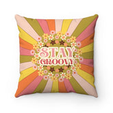 Retro Pillows, Stay Groovy, 70&