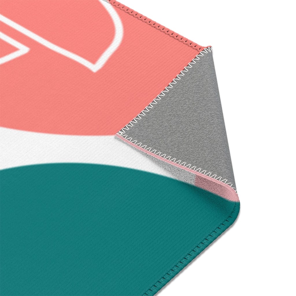 Retro Rug Boho Mid Century Modern Geometric Teal, Pink, Yellow, Green,  Living Room, Bedroom, Entry Area Rugs Home Decor