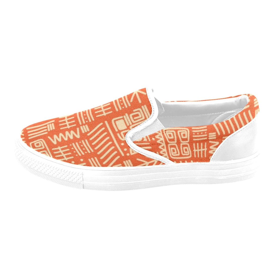 Tiki Polynesian, Hawaiian, Retro Kicks Slip-on Canvas Women&